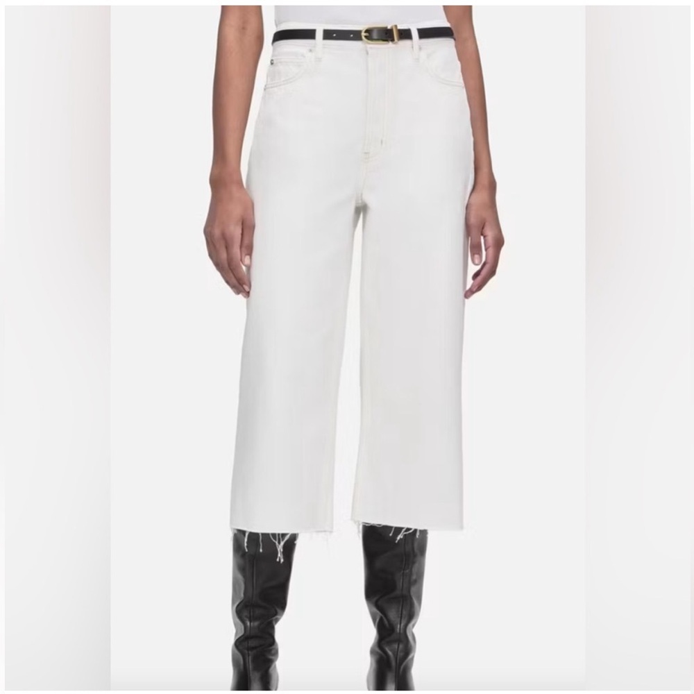 Frame Denim High Rise Easy Capri